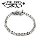 yTRAVIS WALKER/gBX[J[zuXbg/BRS119:PANTHER CHARM OVAL LINK BRACELETREAL DEAL