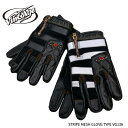 【Vin Age/ヴィンアンドエイジ】グローブ/STRIPE MESH GLOVE:TYPE-VG13A★REALDEAL (ハーレー/ハーレーダビッドソン/バイク/アメカジ/バイカー/バイク/ホットロッド/手袋/レザーグローブ/メンズグローブ