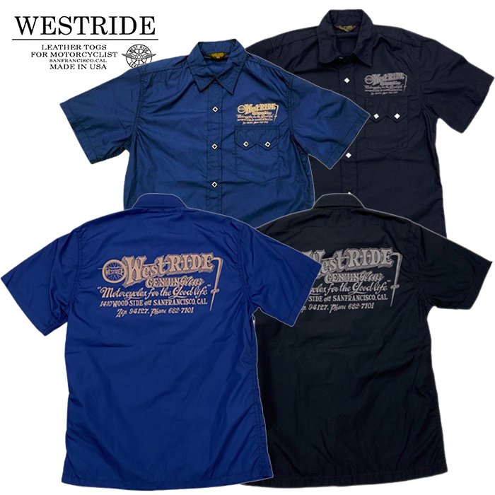 yWESTRIDE/EGXgChzVc/ SNAP WORK SHIRTSiSj