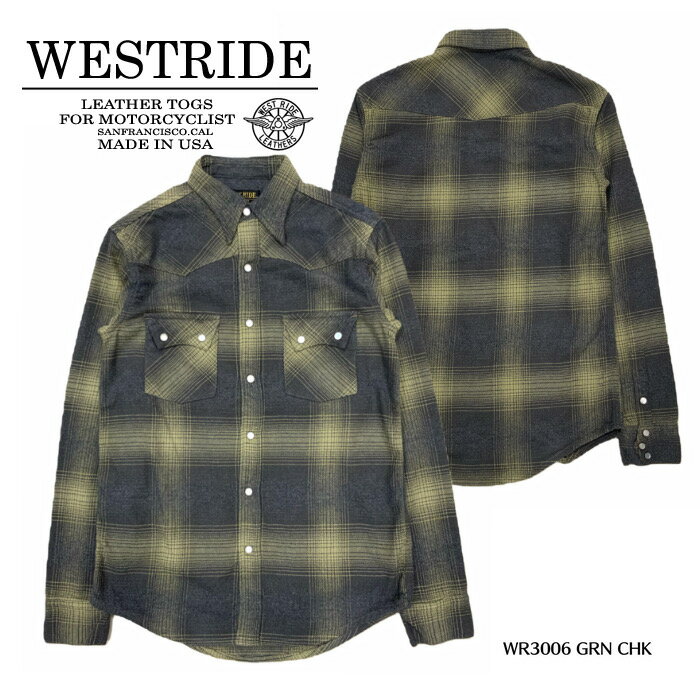 yWESTRIDE/EGXgChzVc/ WR3006 GRN CHKREALDEALWESTRIDE/EGXgCh/V/MADE IN NIIGATA/n[[/oCJ[/AJW/[^[TCN/[VO_E/Vc/YVc