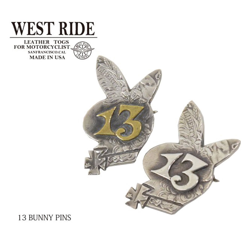 yWEST RIDE/EGXgChzsY/13 BUNNY PINS/Vo[~uXREALDEALWESTRIDE/EGXgCh/V/MADE IN NIIGATA/n[[/oCJ[/AJW/[^[TCN/[VO_E