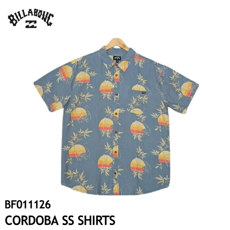【夏物一掃セール! 40%OFF】 BILLABONG (ビラボン) メンズ 半袖シャツ CORDOBA SS BF011126 2025年春夏モデル カジュアルシャツ オープンカラー おしゃれ 麻・リヨセル生地 ストリート サーフ リゾート 正規品[24525ss][0406y]