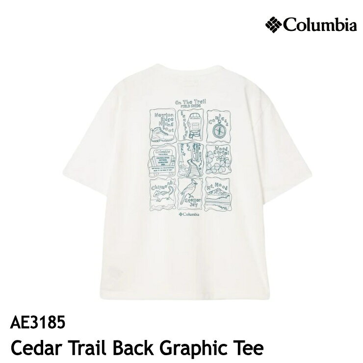 Rakuten - コロンビア メンズ トップス Tシャツ AE3185 Cedar Trail Back Graphic Tee シダートレイルバックグラフィックTシャツ バックプリント ロンT Columbia バックグラフィックが魅力 [22225ss][0406y]