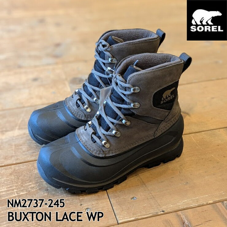 【冬支度応援セール40％OFF】 ソレル メンズ スノーブーツ アウトレット バクストンレース BUXTON LACE WP NM2737-245 ブラウン SOREL 防寒 [333outlet]のサムネイル