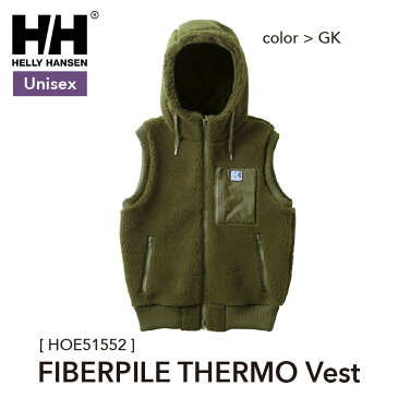 ヘリーハンセン フリース ユニセックス ファイバーパイルサーモベスト Fiberpile Thermo Vest HOE51552 カラー:GK HELLY HANSEN [77717fw][86402]