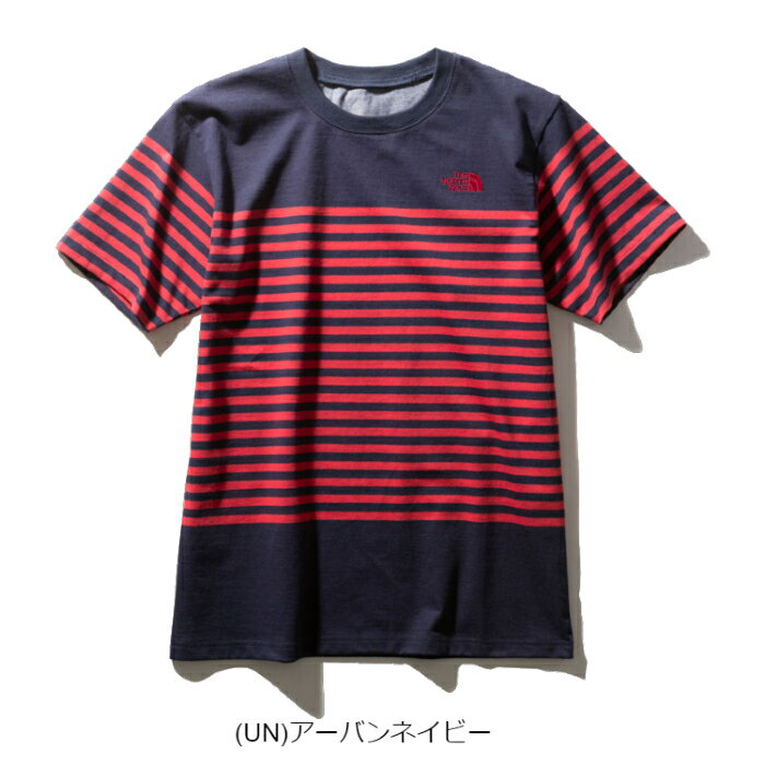 ノースフェイス Tシャツ 半袖 メンズ ショートスリーブパネルボーダーティー NT32063 S/S Panel Border Tee The North Face [11120ss][6356]