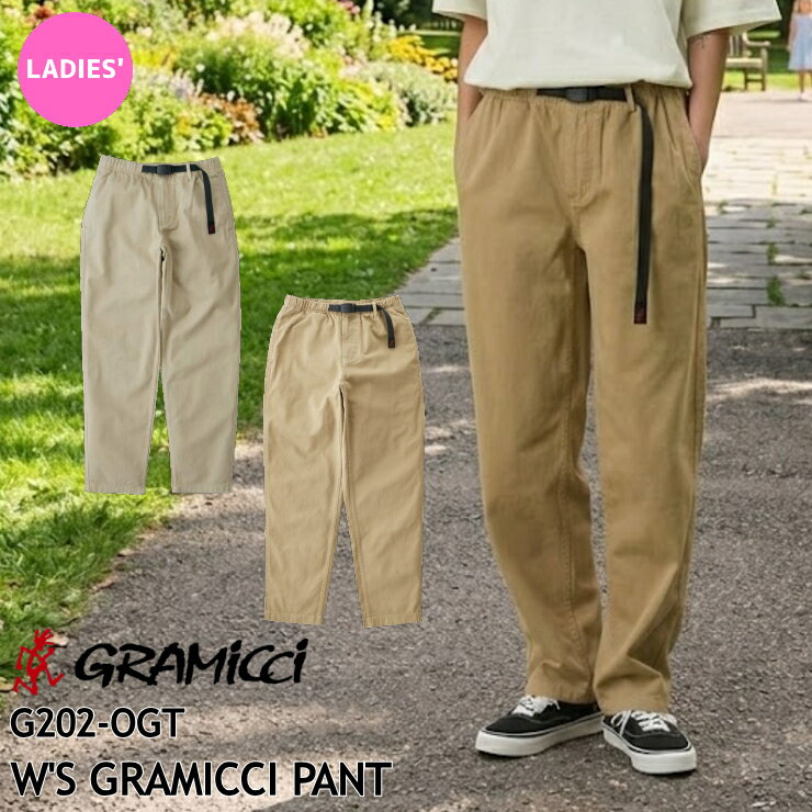 Rakuten - 【正規販売店】今だけ！ステッカープレゼント中 グラミチ パンツ ウィメンズ GRAMICCI パンツ G202-OGT W'S GRAMICCI PANT グラミチパンツ グラミチ 定番 クライミングパンツ ウェビングベルト オーガニックコットン [155fp]