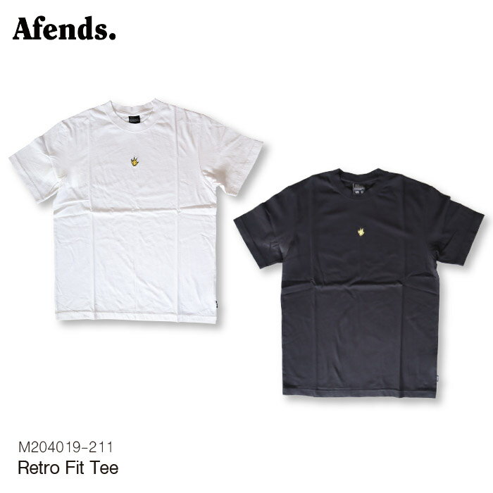 AFENDS メンズ Tシャツ Tito Flame M204019-211 Retro Fit Tee アフェンズ [6356]