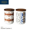  PENDLETON ペンドルトン ホーロー製 エナメルキャニスター 800ml Enamel Canister Lサイズ FH104 キッチン ダイニング インテリア 