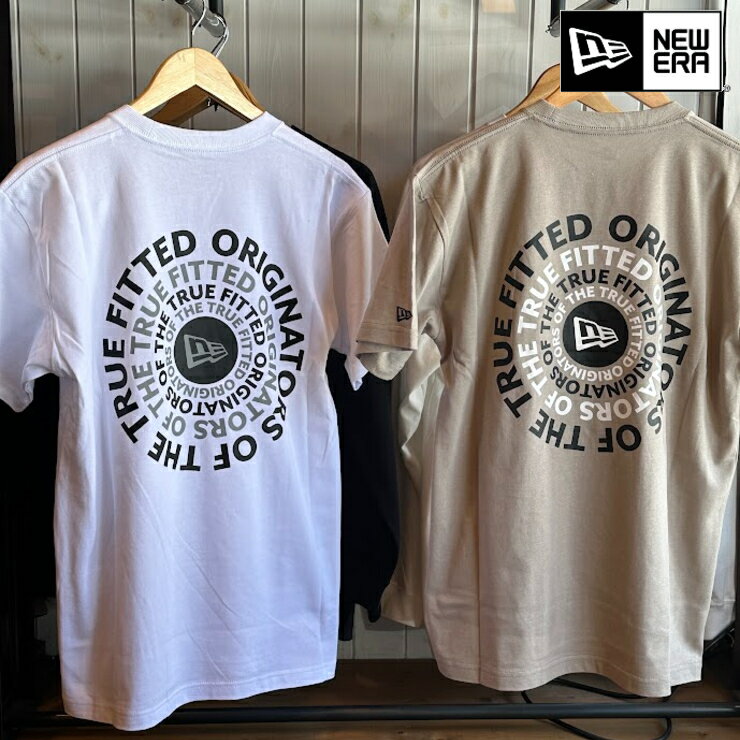 Rakuten - 【アーリーサマーセールクリアランス】 NEW ERA ニューエラ 2025年春夏 半袖 コットン Tシャツ S/S Cotton Tee Circle OOTTF 251 #14410110 #14410111 レギュラーフィット Originators of the True Fitted [726125ss][0406l]