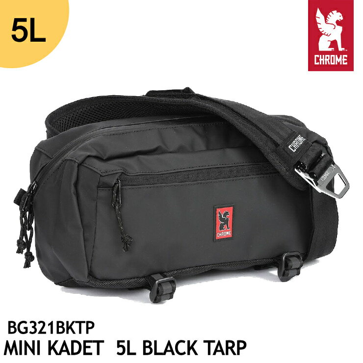 樂天商城 - 2026春夏 クローム ミニ カデット 5L BLACK TARP #BG321BKTP 防水 ボディバッグ タープ素材 5L CHROME 正規品 新生活 サイクル コンパクト Chrome Industries ミニマリスト [96626ss]