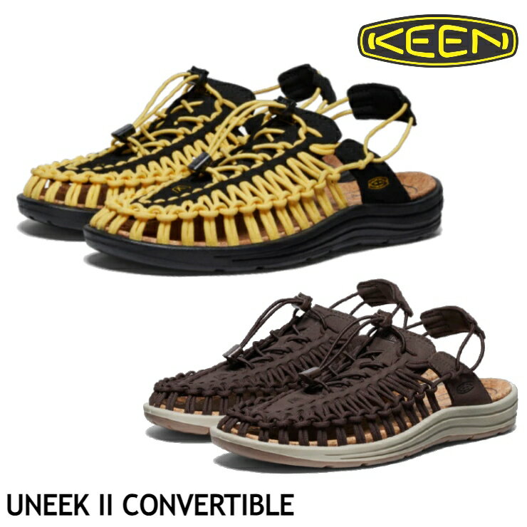  KEEN キーン メンズ サンダル UNEEK II CONVERTIBLE ユニークツー コンバーチブル #1028665 #1028666 2way アウトドア カジュアル 靴 