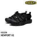 KEEN キーン メンズ サンダル ニューポート エイチツー NEWPORT H2 #1022258 カラー:Triple Black キャンプ アウトドア 川...
