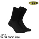 L[ C WA-SHI SOCKS HIGH #1027047 J[:Black V \bNX nC KEEN [0406l]