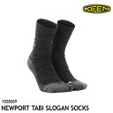 キーン 靴下 NEWPORT TABI SLOGAN SOCKS #1028269 カラー:Black/Magnet ニューポート タビ スローガン ソックス KEEN 