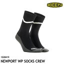 キーン 靴下 防水 NEWPORT WP SOCKS CREW #1028419 カラー:Black 