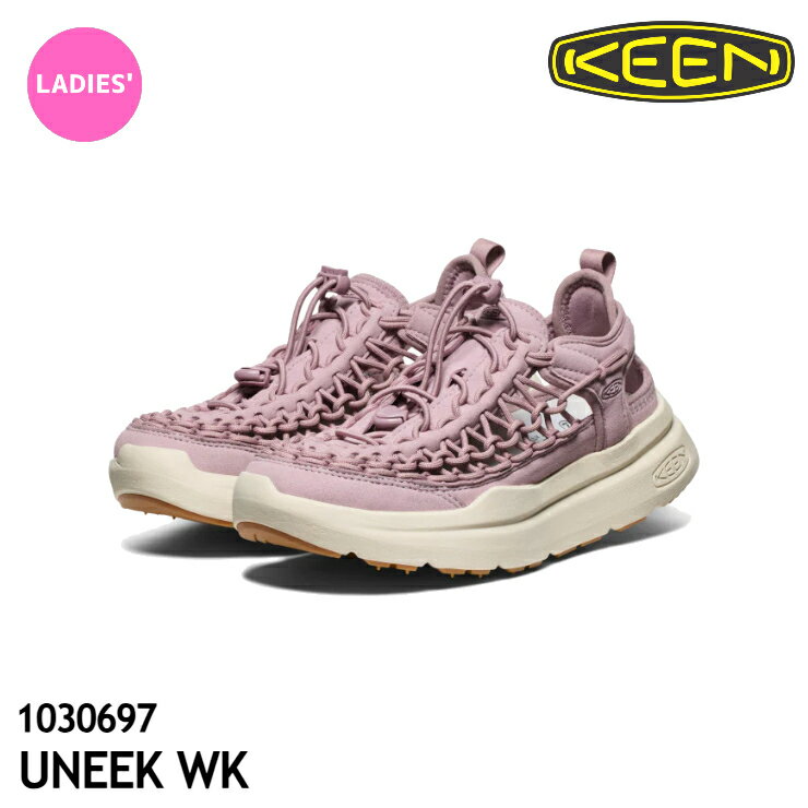 樂天商城 - KEEN キーン ウィメンズ スニーカーサンダル UNEEK WK #1030697 Toadstool/Birch ユニーク ダブルケー レディース カーブを描くソールユニット KEEN.CURVE カジュアル 靴 [53625ss]