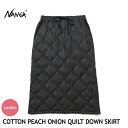 yő2000~OFFN[|!z iK fB[X _EXJ[g COTTON PEACH ONION QUILT DOWN SKIRT(WOMEN) ND2242-1Z319 IjILg_EXJ[g NANGA [66423fw]