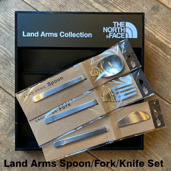 【セットdeお得】 ノースフェイス カトラリーセット キャンプ アウトドア Land Arms Spoon/Fork/Knife 3点Set The North Face 11124ss 0406l