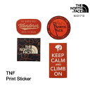 ノースフェイス ステッカー NN31710 TNF Print Sticker シール ロゴ プリント The North Face [2553]