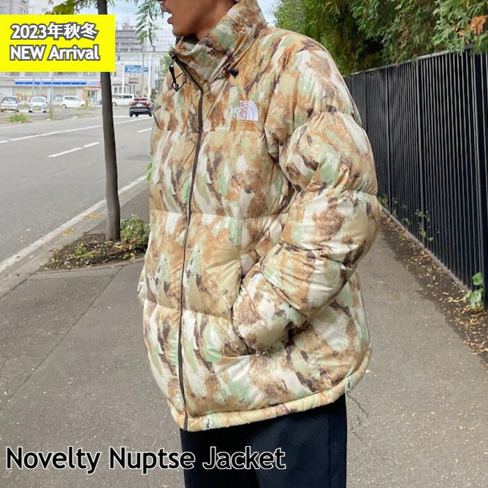 【最大2000円OFFクーポン!】 ノースフェイス ダウンジャケット ヌプシ ND92336 Novelty Nuptse Jacket (EA)イボルブテクスチャーアーモンドバター ノベルティヌプシジャケット The North Face [11123fw]