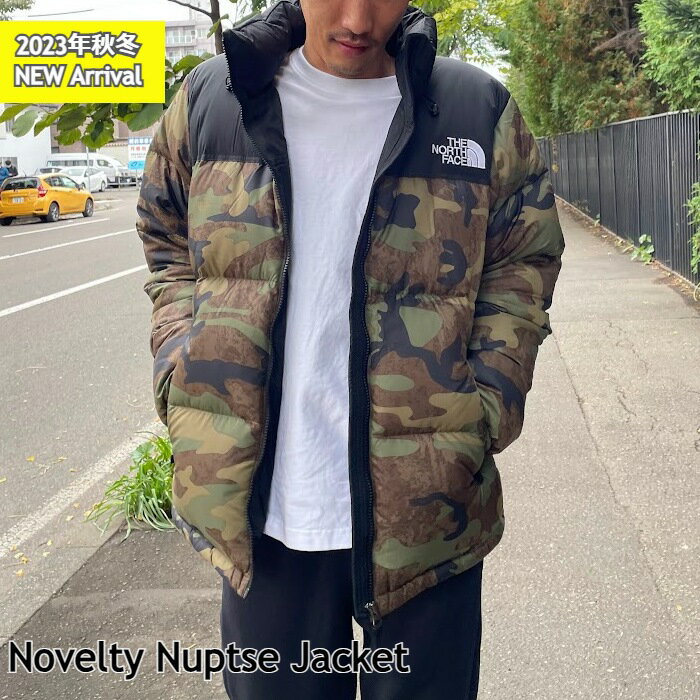 【最大5,000円OFFクーポン配布中！】ザ・ノースフェイス メンズ ダウンジャケット ND92336 Novelty Nuptse Jacket (TF)TNFカモ ノベルティヌプシジャケット The North Face [11123fw]