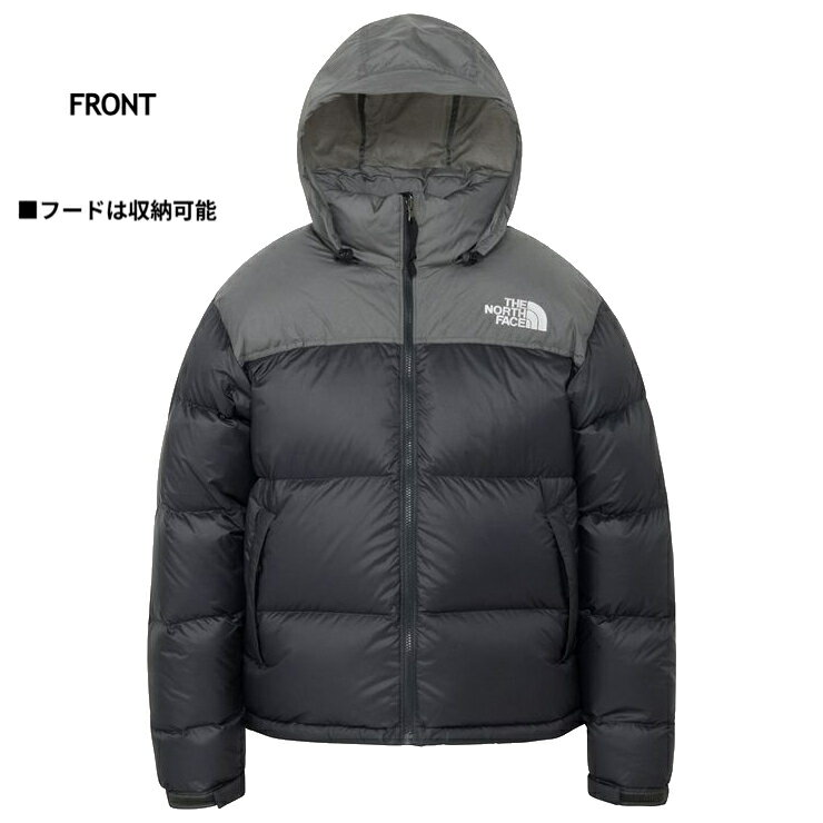 【スーパーセール限定10％OFF!】 2025年秋冬 ザ・ノースフェイス メンズ ダウンジャケット ND92555 Nuptse Jacket (FA)ヒューズボックスグレー×アスファルトグレー ヌプシジャケット The North Face [11125fw]