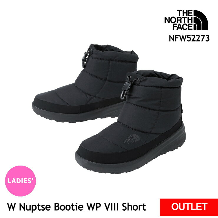 【冬支度応援セール】ザ・ノース・フェイス レディース ブーツ NFW52273 W Nuptse Bootie WP VIII Short ウィメンズ ヌプシ ブーティ ウォータープルーフ VIII ショート The North Face ノースフェイス スノーブーツ レディースサイズ [111outlet]【SALE】のサムネイル
