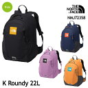 ザ・ノース・フェイス リュックサック 子供用 NMJ72358 K Roundy 22L キッズ ラウンディ The North Face [11124ss]