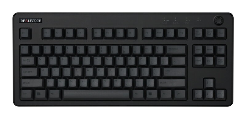 REALFORCE/R3/キーボード/R3HD13/ワイヤレス/Bluetooth/USB/東プレ/ハイブリッドモデル/テンキーレス/静音/ブラック&ダークグレー/英語配列