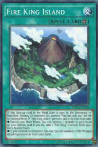 遊戯王 SHVI-EN092 Fire King Island