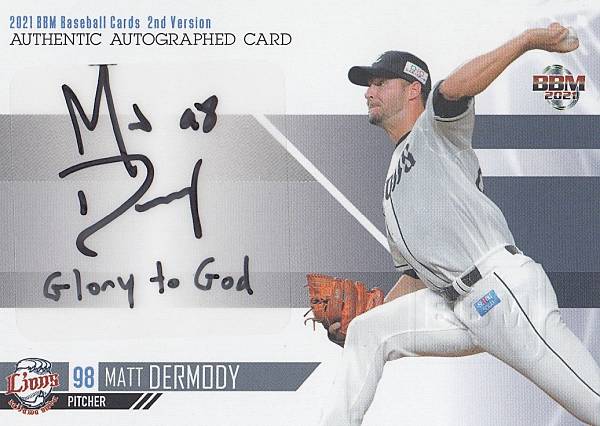 【チーム直筆サインカード 081/120】BBM ベースボールカード ダーモディ 埼玉西武ライオンズ (スペシャルインサートカード) 2021 2ndバージョン