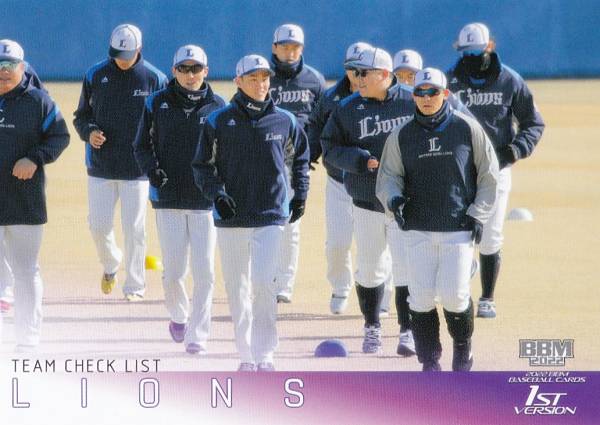 BBM ベースボールカード 336 埼玉西武ライオンズ (レギュラーカード/チェックリスト) 2022 1stバージョン