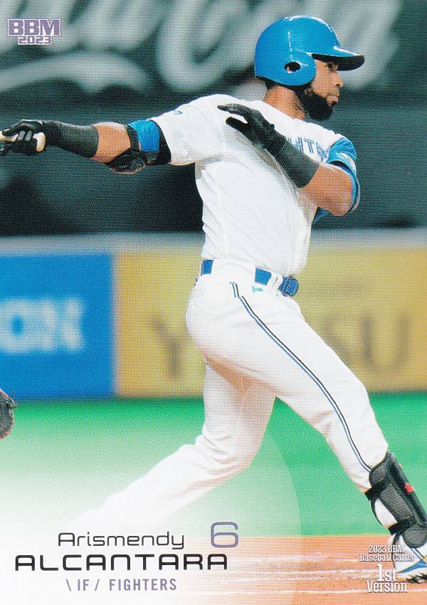 BBM ベースボールカード 150 アルカンタラ 北海道日本ハムファイターズ (レギュラーカード) 2023 1stバージョン