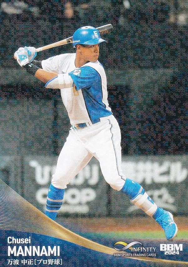 【キラカード版】BBM スポーツトレーディングカード 23 万波中正 北海道日本ハムファイターズ プロ野球 (レギュラーカード) 2024 INFINITYの商品画像