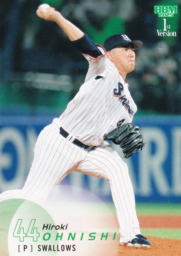 BBM ベースボールカード 117 大西広樹 東京ヤクルトスワローズ (レギュラーカード) 2025 1stバージョン