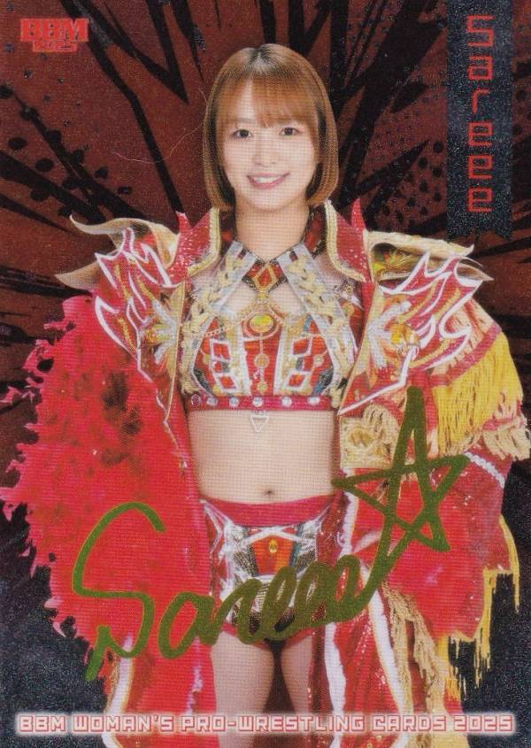 【キラパラレル版】BBM 女子プロレスカード 059 Sareee (レギュラーカード/現役選手) 2025のサムネイル