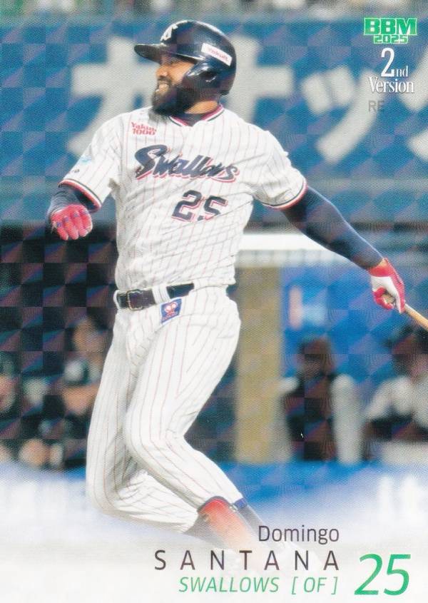 【キラカードパラレル】BBM ベースボールカード 462 サンタナ 東京ヤクルトスワローズ (レギュラーカード) 2025 2ndバージョン