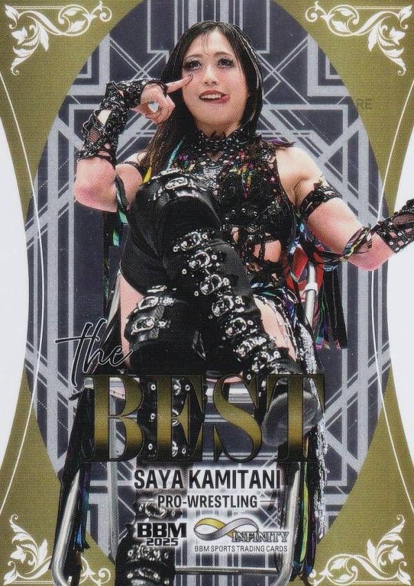 BBM スポーツトレーディングカード TB18 上谷沙弥 プロレス (インサートカード/The BEST) 2025 INFINITY インフィニティ