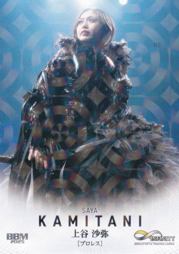 【キラカード版】BBM スポーツトレーディングカード 81 上谷沙弥 プロレス (レギュラーカード) 2025 INFINITY インフィニティ