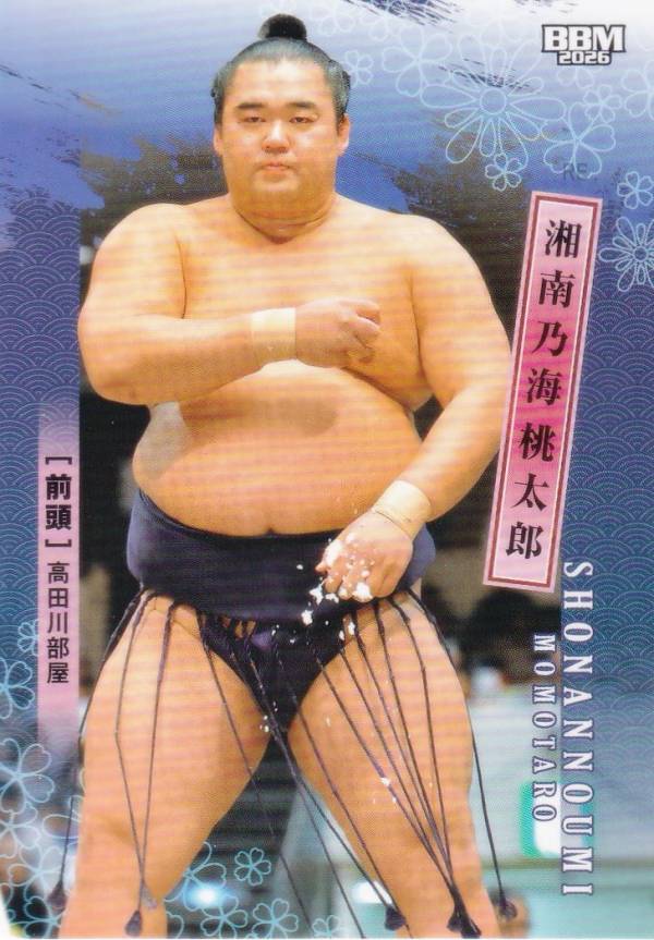 BBM 2026 大相撲カード 37 湘南乃海 桃太郎 前頭 (レギュラーカード)