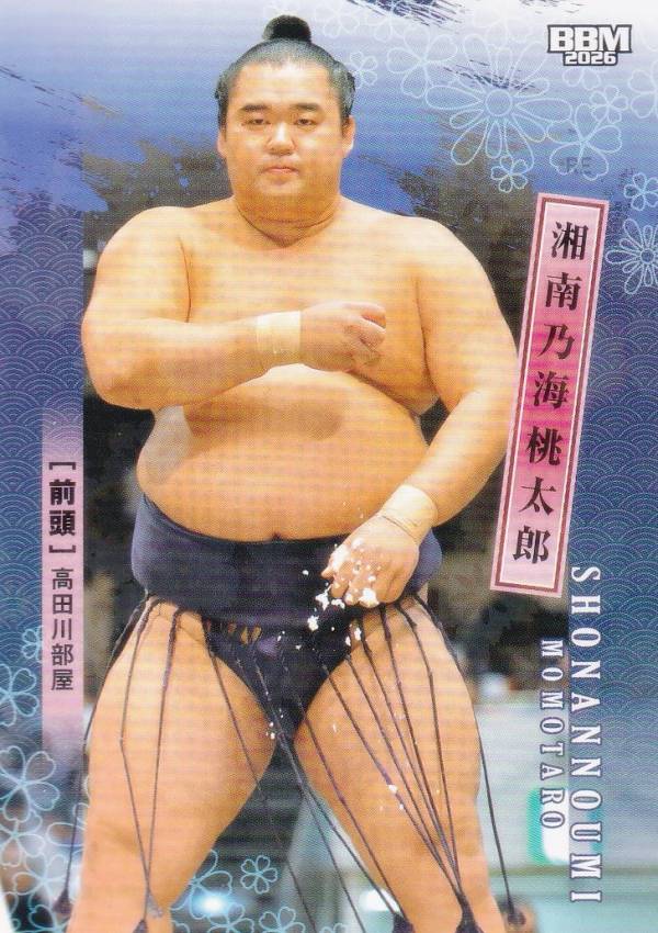 【キラカード版】BBM 2026 大相撲カード 37 湘南乃海 桃太郎 前頭 (レギュラーカード)