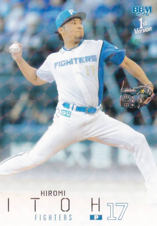 Rakuten - 【キラカードパラレル】BBM ベースボールカード 032 伊藤大海 北海道日本ハムファイターズ (レギュラーカード) 2026 1stバージョン