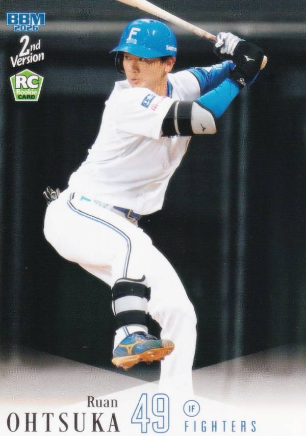 BBM ベースボールカード 403 大塚瑠晏(ROOKIE) 北海道日本ハムファイターズ (レギュラーカード) 2026 2ndバージョン
