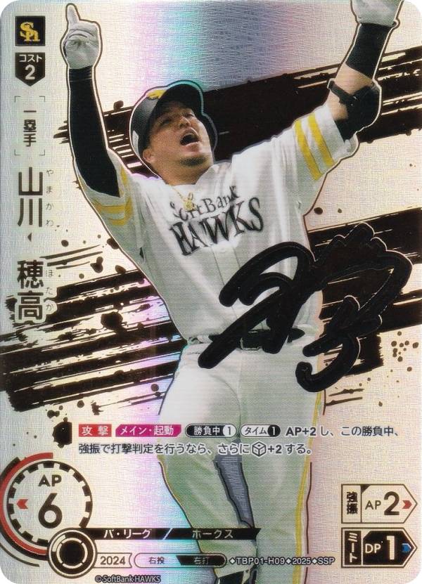 山川穂高 サイン入りトレーディングカードセット - メルカリ