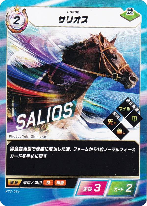フォース・オブ・ザ・ホース NTS-036 サリオス (N ノーマル) Force of the Horse ブースターパック第2弾 英雄VS豪傑