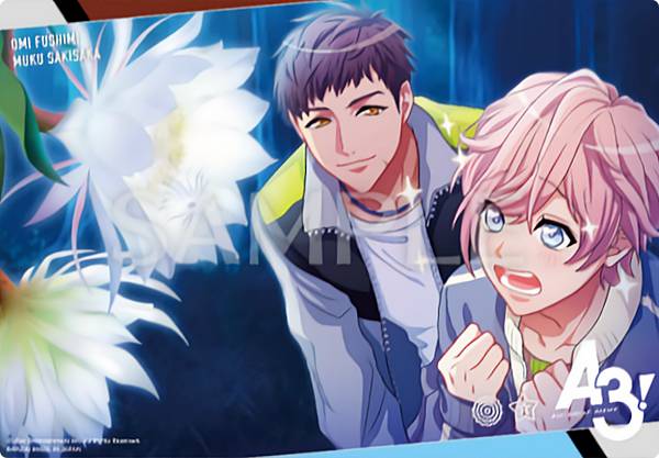 【伏見臣&向坂椋】 A3! クリアビジュアルポスター2