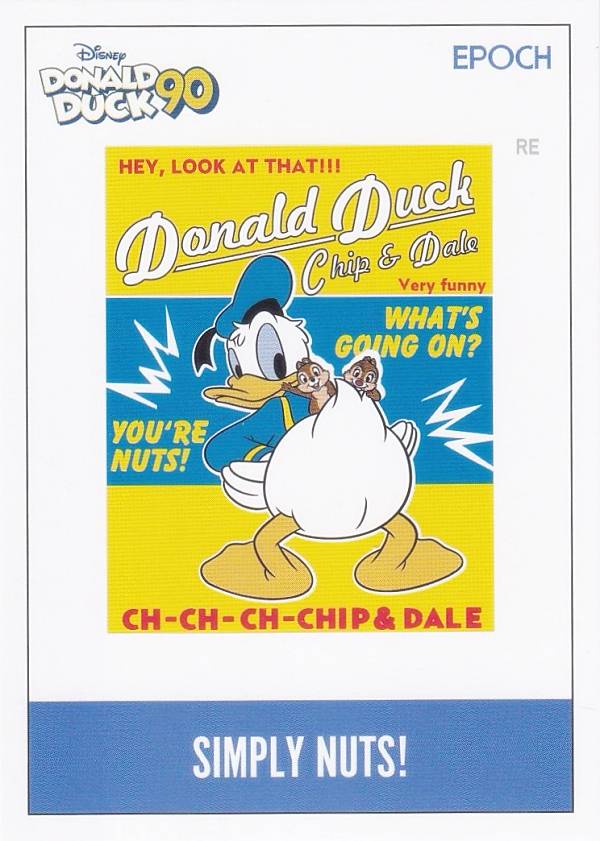 【28 ドナルド・ダック, チップ＆デール (レギュラーカード) 】 DONALD DUCK ドナルドダック 90周年プレミアムコレクションカード