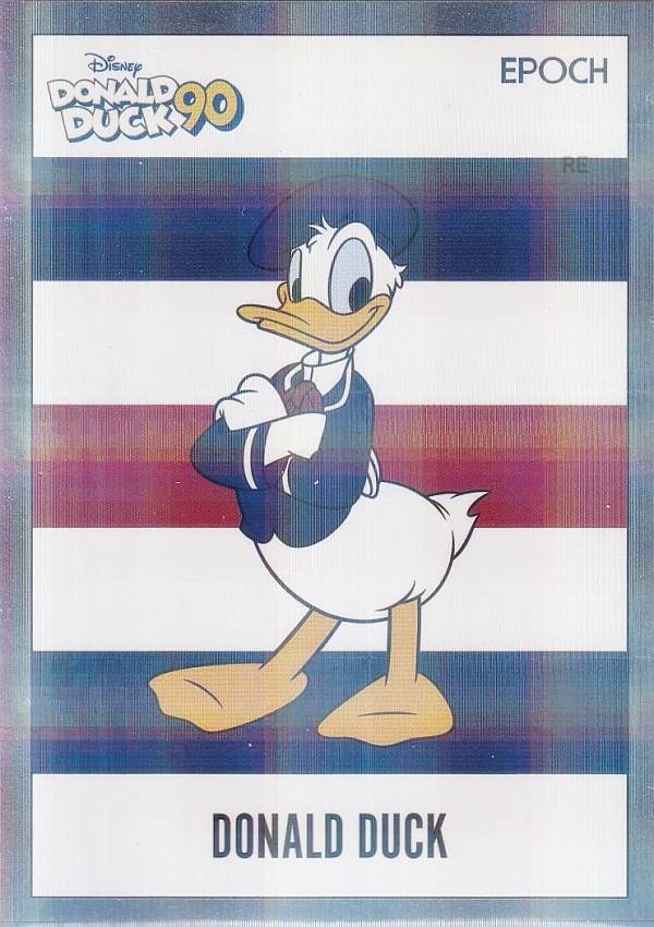 【[シルバー箔 194/299] 01P ドナルド・ダック (インサートカードA/レギュラーパラレル) 】 DONALD DUCK ドナルドダック 90周年プレミアムコレクションカード