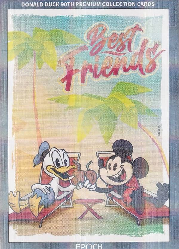 【[シルバー箔 030/299] 47P ドナルド・ダック, ミッキーマウス (インサートカードA/レギュラーパラレル) 】 DONALD DUCK ドナルドダック 90周年プレミアムコレクションカード